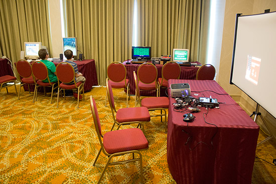 A second console room