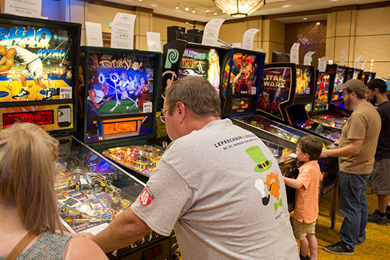 Some of Game Exchange's machines