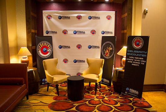 The VIP area