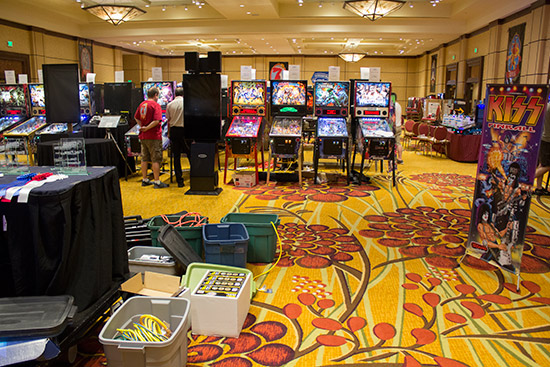 Inside the main hall