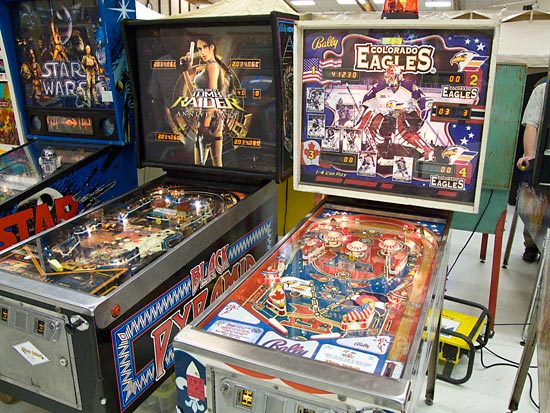 Two re-themed machines