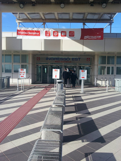 The entrance to the show