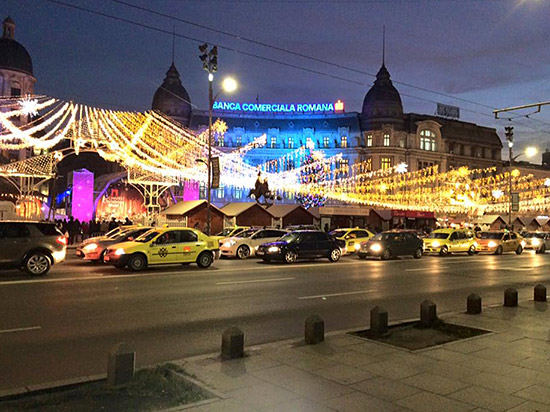 The view outside the venue