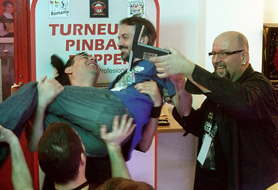 Winner of the Romanian Pinball Open 2015 - Ollivier Francq