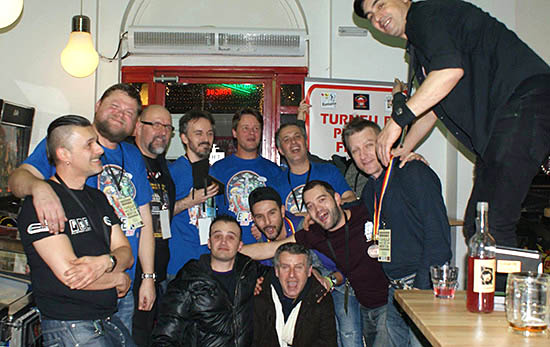 Riotous ensemble at the end
