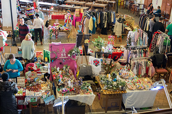 The market inside Berăria H