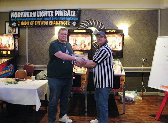 Third place, Matt Vince