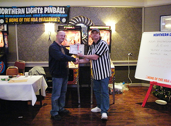 Second place, Steve Drysdale