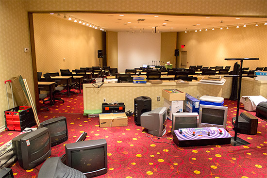 One of the lecture theatres for the seminars
