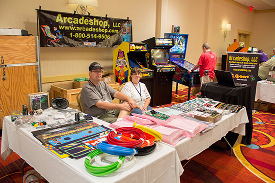Arcadeshop had cabinet trim, marquees, speakers, circuit boards and arcade controls