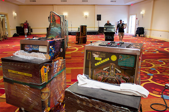 The first machines arrive