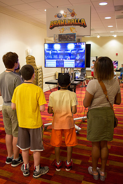 More multi-player gaming, this time on Brawlhalla
