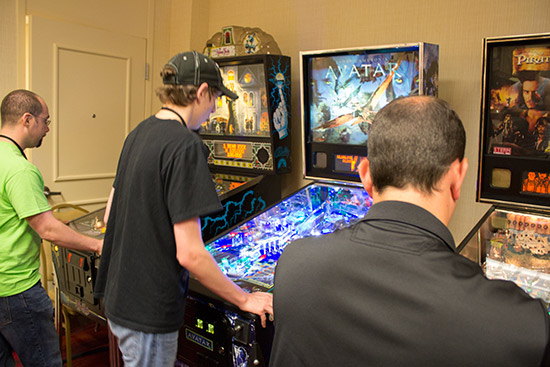 More of the main tournament machines