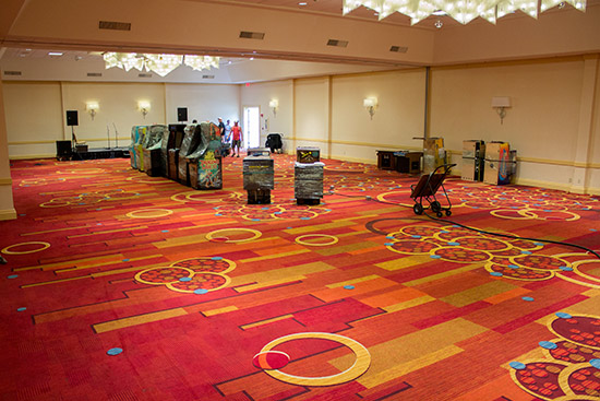 The main ballroom