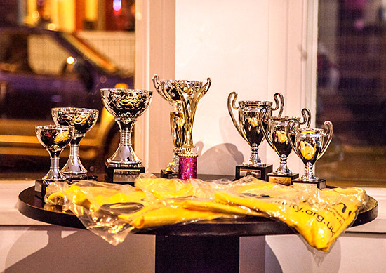 Trophies for both events