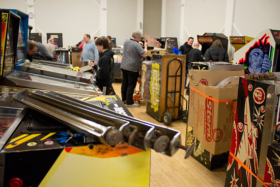 More machines of the other side of the hall