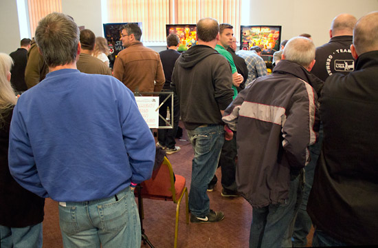 It wasn't long before the tournament area filled up with competitiors