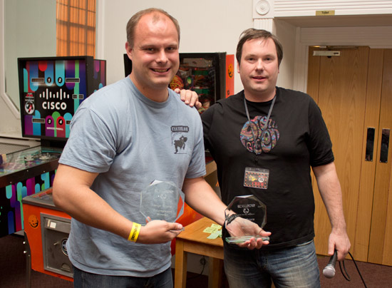 Winner of both adult high score competitions, Andreas Hedstrom
