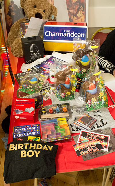 More raffle prizes