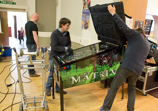 Ad Jonker came from The Netherlands with his The Matrix game