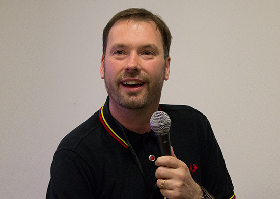 Will explains how the raffle prizes will be drawn