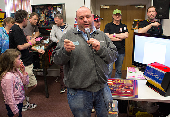 Andy then drew the ticket for the Indiana Jones video game