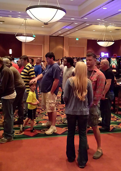 More visitors to the SPF on Saturday