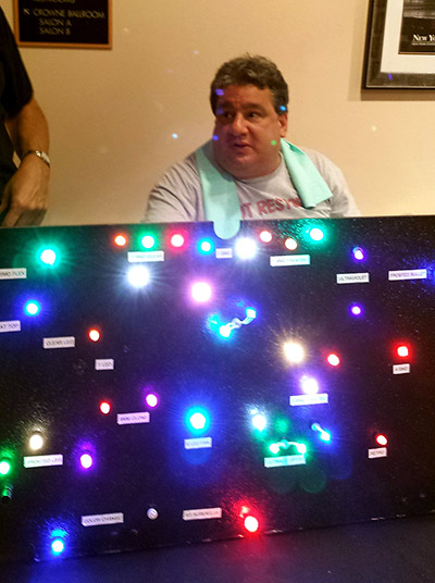 The Comet Pinball stand