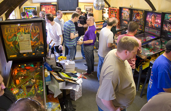 The pinball room
