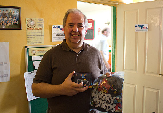 First place in the Two Minute Challenge, Martin Ayub