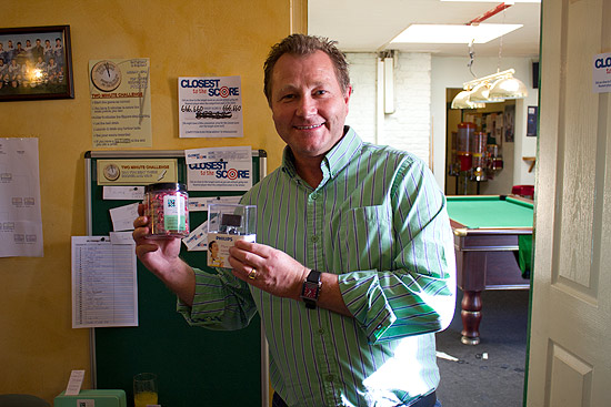 First Place in Closest to the Score, Tony Smith