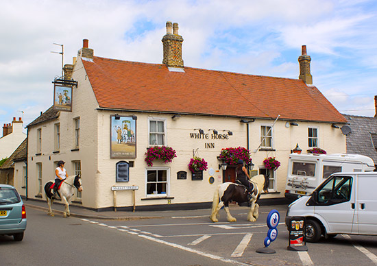The White Horse, with friends
