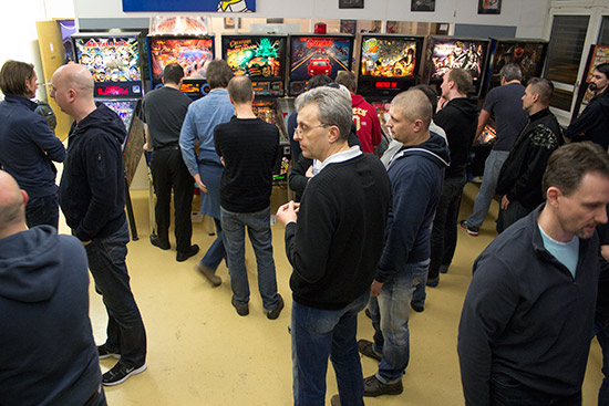 The first pinball room at PinballEd