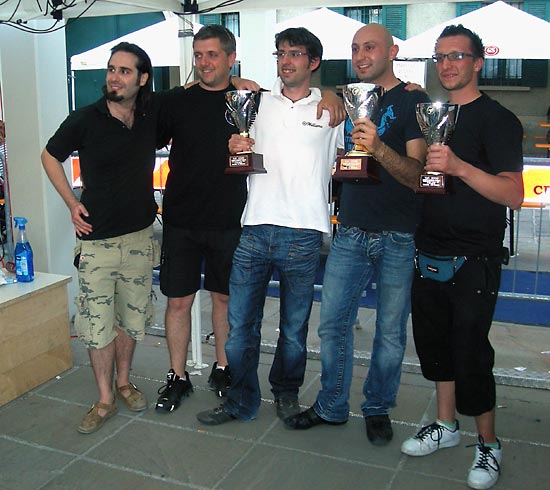 The top three