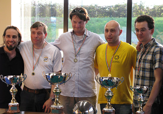 Federico with the top four: