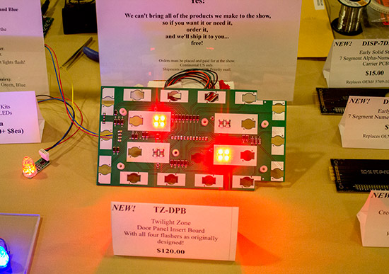 The new TZ door lamp board
