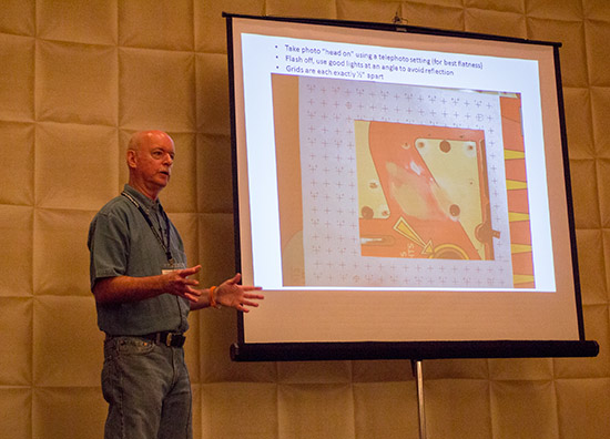 Alan explaining how to use the grid