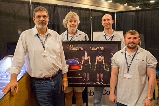 Dennis's game is called Lexy Lightspeed - Galaxy Girl