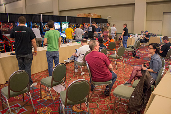 The tournament area at 3:20am