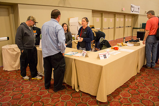 The entry desk