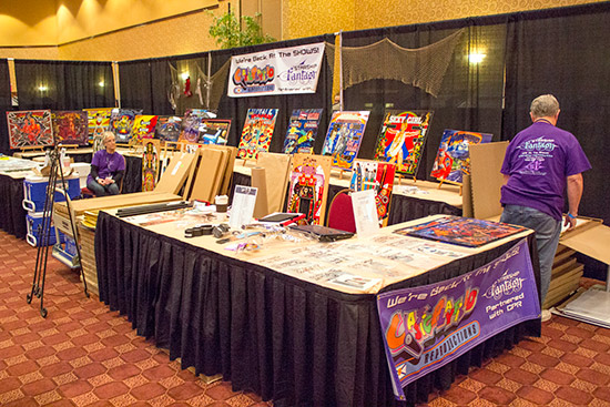 Starship Fantasy had teamed up with Classic Playfield Reproductions to offer an impressive range of NOS and reproduction playfields, backglasses and plastics