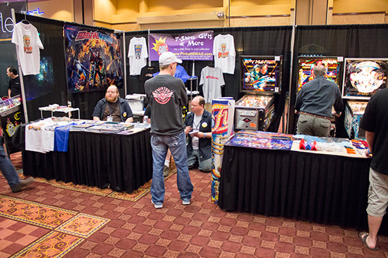 Pinball Swag had a number of branded pinball parts and appareil