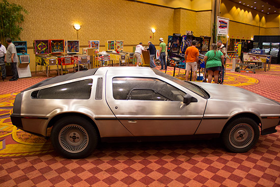 Someone seems to have dumped this DeLorean here, it's like Back to the Future!