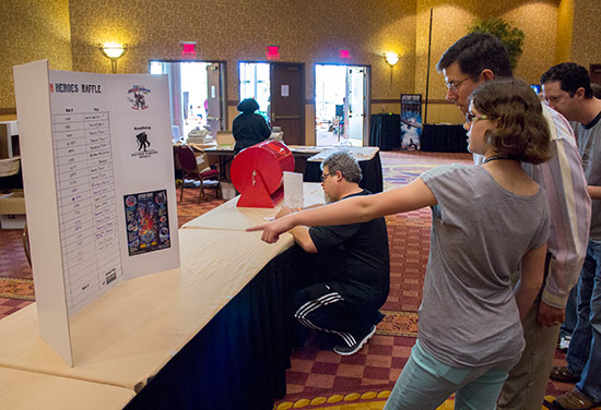 Winning ticket numbers were posted for winners to claim their prizes