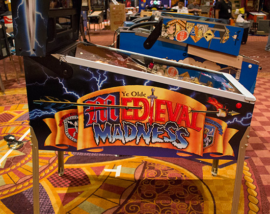 The cabinet side art without the Williams logo