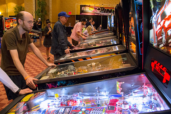 There were five Mustang Pro machines at the show