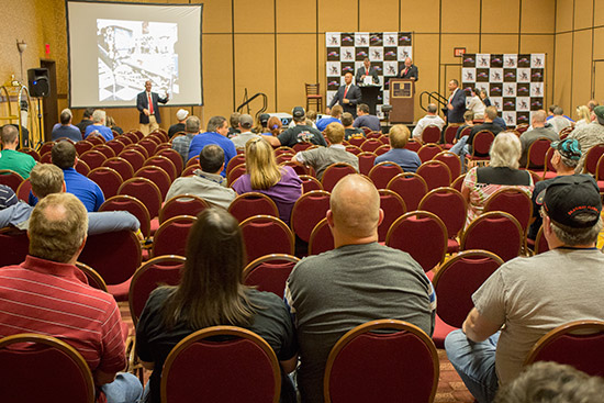 The machine auction on Saturday evening