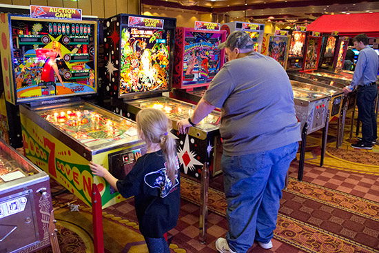 Fun Auction has two lines of machines which would be auctioned-off from 3pm Saturday