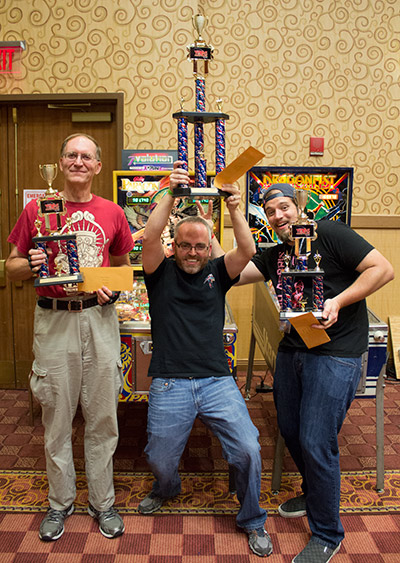 Bob Matthews (3rd), Colin MacAlpine (1st), Garrett Hays (2nd)