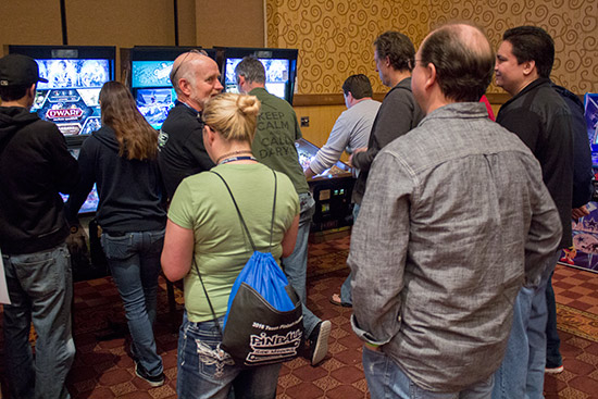 The usual lines to play the newest games